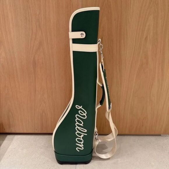 Malbon Golf Classic Half Bag Club Case Self Stand Green or Pink - Picture 5 of 7